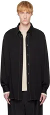 Lemaire Black Loop Shirt