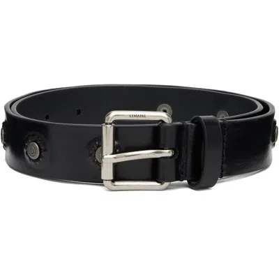 Lemaire Black Marguerite Belt