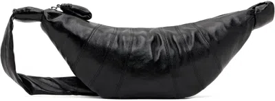 Lemaire Black Medium Croissant Bag In Bk999 Black