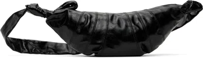 Lemaire Black Medium Croissant Bag In Bk999 Black
