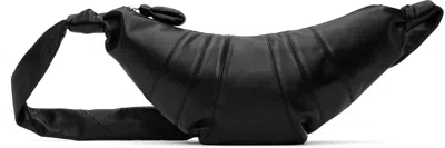 Lemaire Black Medium Croissant Bag In Bk999 Black