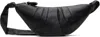 Lemaire Black Medium Croissant Bag In Bk999 Black
