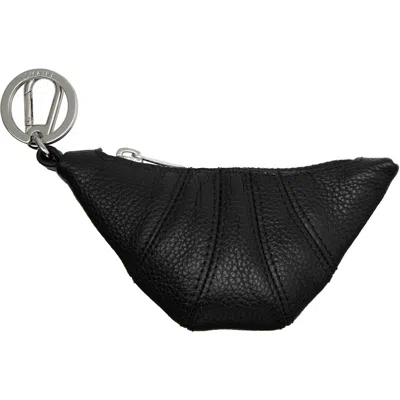 Lemaire Black Mini Croissant Keychain