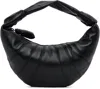 Lemaire Black Mini Fortune Croissant Bag In Black