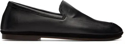 Lemaire Black Outdoor Slipper Loafers In Multi