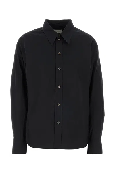 Lemaire Black Poplin Shirt