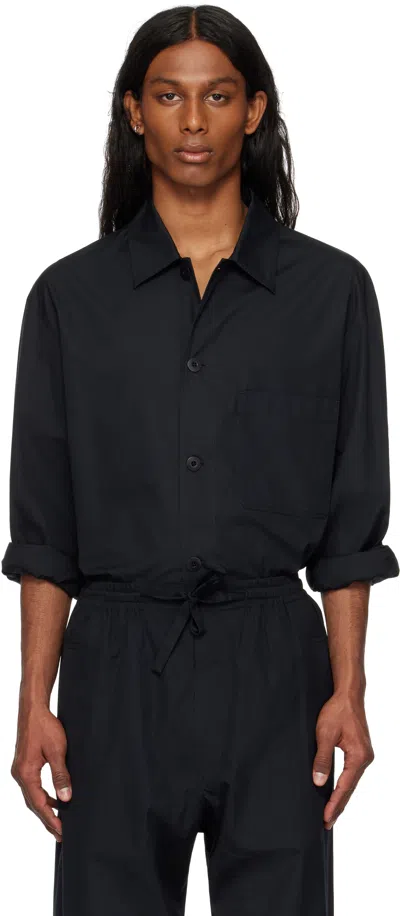 Lemaire Black Pyjama Shirt