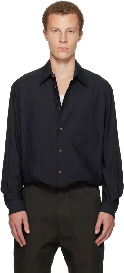 Lemaire Black Regular Shirt