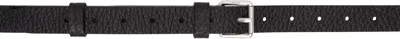 Lemaire Black Reversed Belt In Bk999 Black