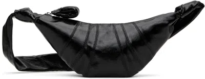 Lemaire Black Small Croissant Bag In Bk999 Black