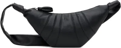Lemaire Black Small Croissant Bag In Bk999 Black