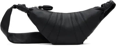 Lemaire Black Small Croissant Bag In Bk999 Black