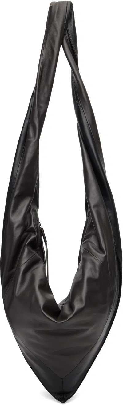 Lemaire Black Small Scarf Extended Handle Bag