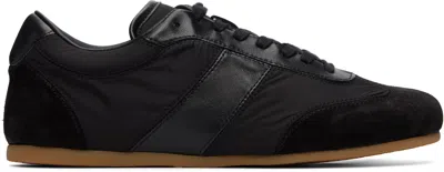Lemaire Black Soft Runner Sneakers