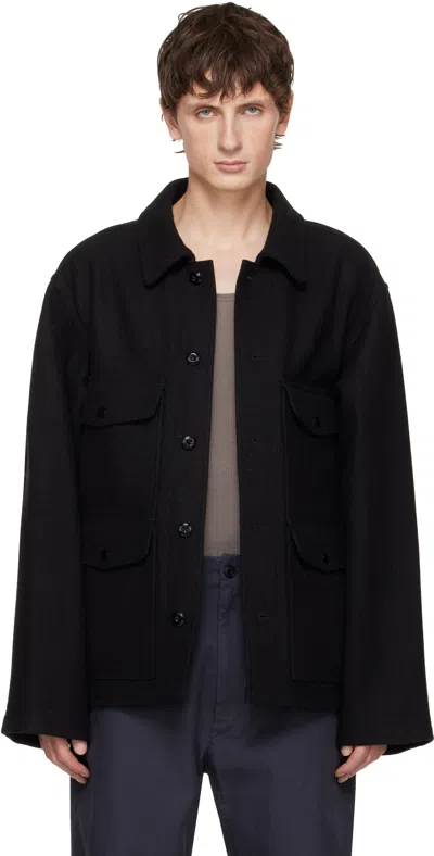 LEMAIRE BLACK UTILITY JACKET