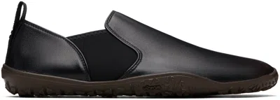 Lemaire Black Vibram Glove Slip On Leather Sneakers