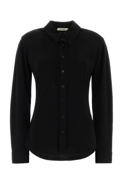 Lemaire Black Viscose Shirt