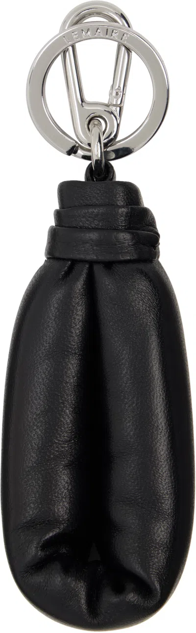 Lemaire Black Wadded Keychain