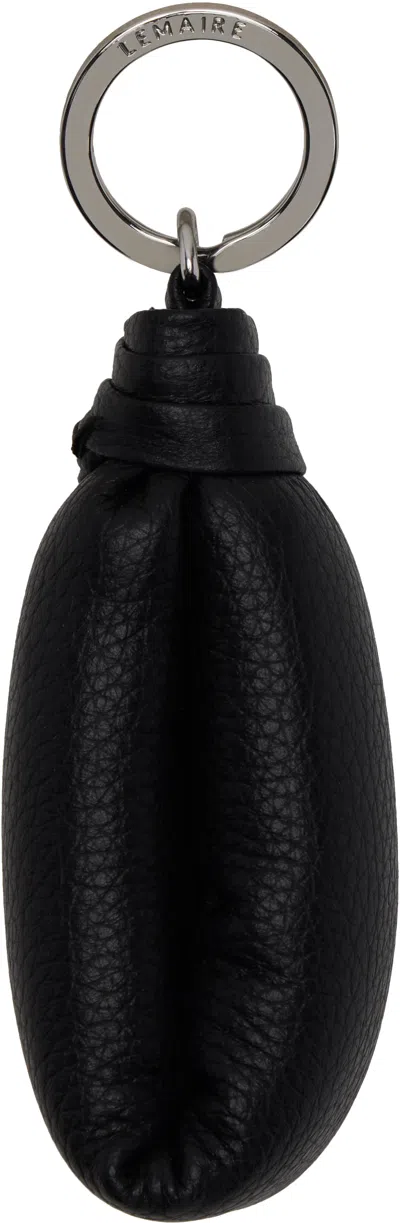 Lemaire Black Wadded Keychain