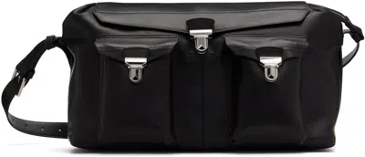 Lemaire Black Week-end Gear Bag In Bk999 Black
