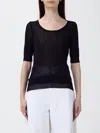 Lemaire Viscose And Silk Top In Blue
