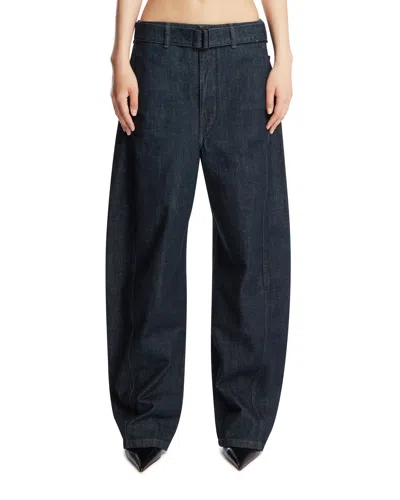 Lemaire Blue Twisted Jeans In Blue Blu   #03326c