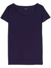 Lemaire Boat-neck T-shirt In Purple