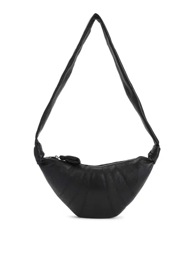 Lemaire Small Croissant Bag In Black
