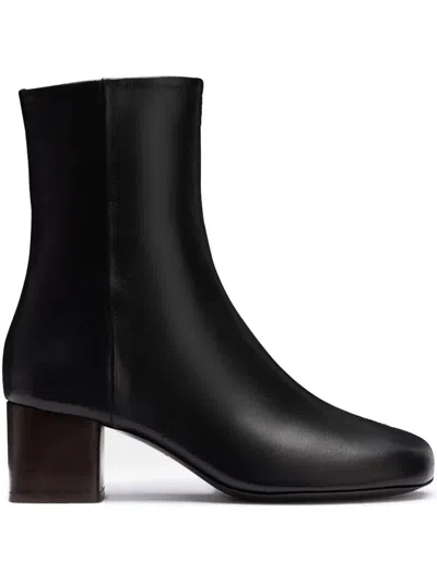 Lemaire Boots Leather Black "anatomic 55"