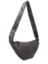Lemaire Medium "croissant" Bag In Gray