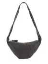 Lemaire Women Dark Brown Nappa Leather Small Croissant Shoulder Bag