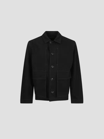 Lemaire Boxand Jacket In Black