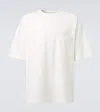 Lemaire T-shirt With Round Neck And Short Sleeves In White