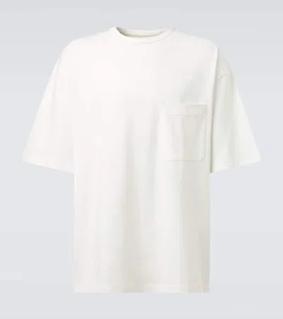 LEMAIRE BOXY COTTON AND LINEN T-SHIRT