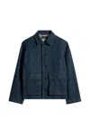 Lemaire Boxy Denim Jacket In Blue