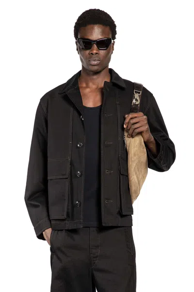 Lemaire Boxy Jacket In Black