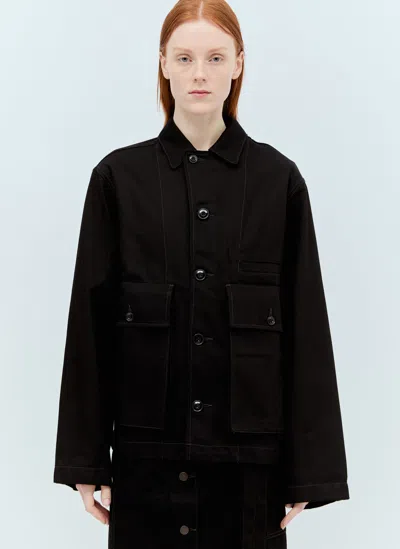 Lemaire Boxy Jacket In Black