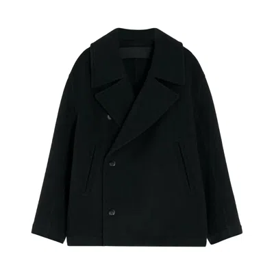 Pre-owned Lemaire Boxy Peacoat 'black' | Men's Size 48