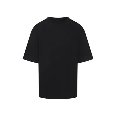 Lemaire Boxy Short Sleeves T-shirt Men In Black