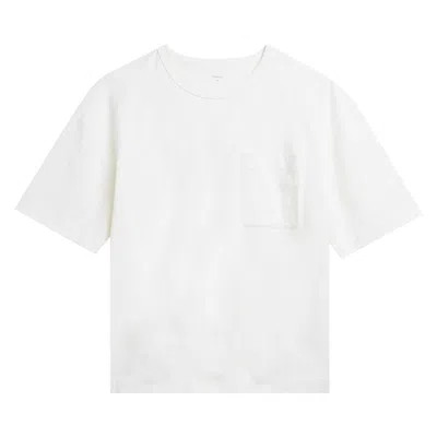 Pre-owned Lemaire Boxy Short-sleeve T-shirt 'chalk' | Cream | Men's Size Xl