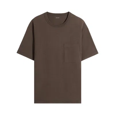 Pre-owned Lemaire Boxy Short-sleeve T-shirt 'ristretto' | Brown | Men's Size M