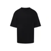 Lemaire Boxy Short Sleeves T-shirt Men In Black