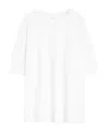 Lemaire Boxy Ss T-shirt In White