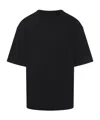 Lemaire Boxy Short Sleeves T-shirt Men In Black