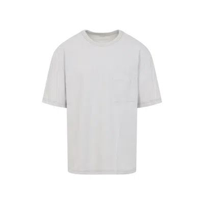 Lemaire Men Off White Crewneck Chest Pocket T-shirt In Neutral