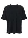 Lemaire Black Relaxed-fit T-shirt In Black