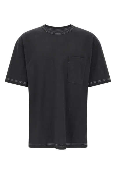 Lemaire Blue Boxy T-shirt In Black
