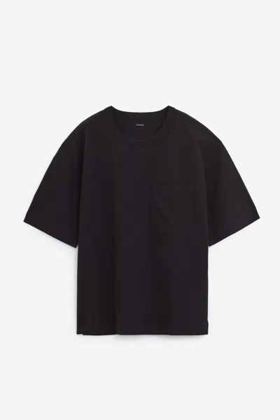 Lemaire Boxy T-shirt T-shirt In Black