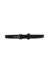 Lemaire Braided Belt 20 In Dark Brown