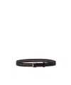 Lemaire Brown Braided 30 Belt In Black